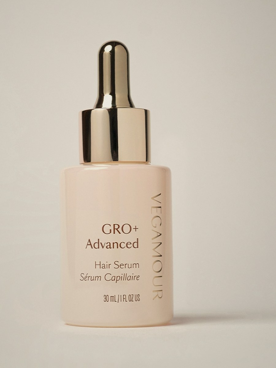 VEGAMOUR GRO+ Advanced hair serum dropper bottle